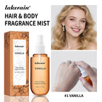 Vanilla and Rose Refreshing Hair and Body Fragrance Mist