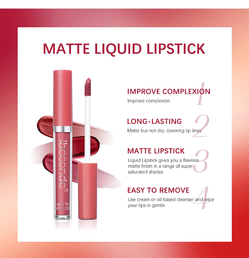 Waterproof Matte Liquid Lipstick