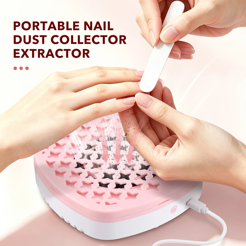 USB Powered Nail Dust Collector for Manicures