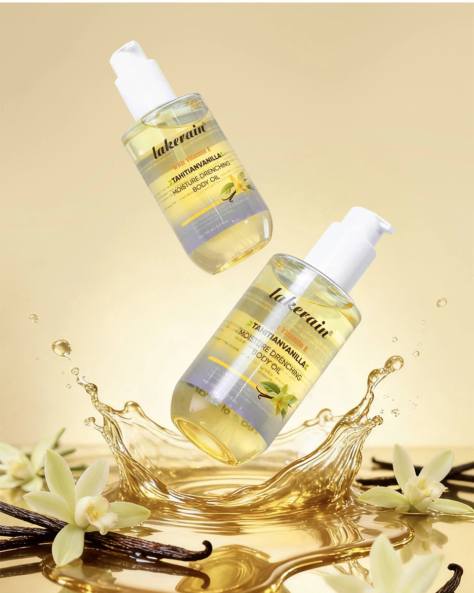 Moisturizing Vanilla Body Oil for Glowing Skin