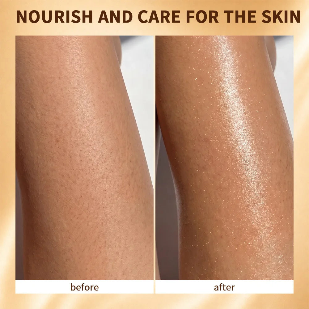 Hydrating Shimmer Body Glow Oil with Vanilla and Cocoa