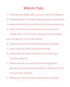 2-in-1 Electric Hair Shaver for Women - Painless Body & Face Trimmer
