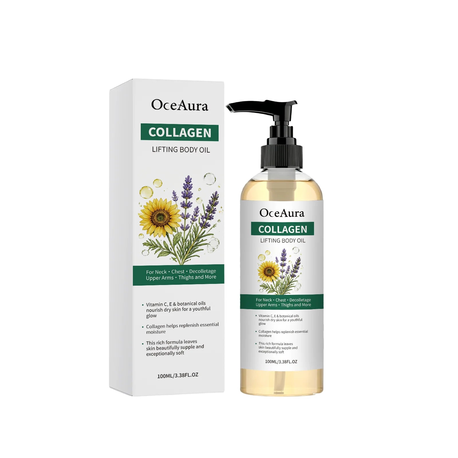 Collagen Nourishing Body Oil for Skin Hydration and Firming - 7