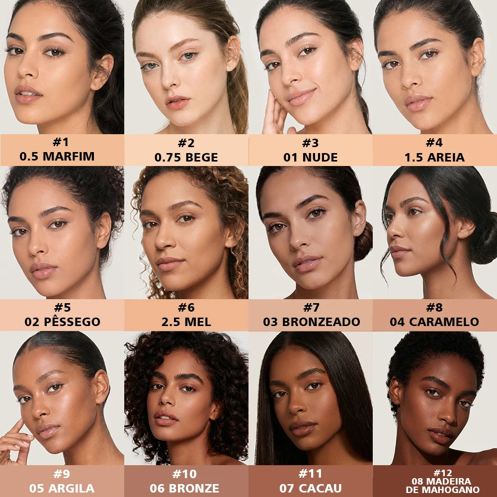 Matte Lightweight Liquid Foundation for Pore Minimizing & Oil Control