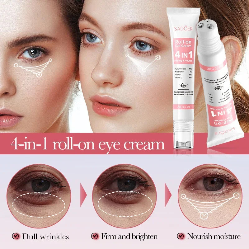 Anti-Wrinkle Retinol Eye Cream for Dark Circles and Puffiness