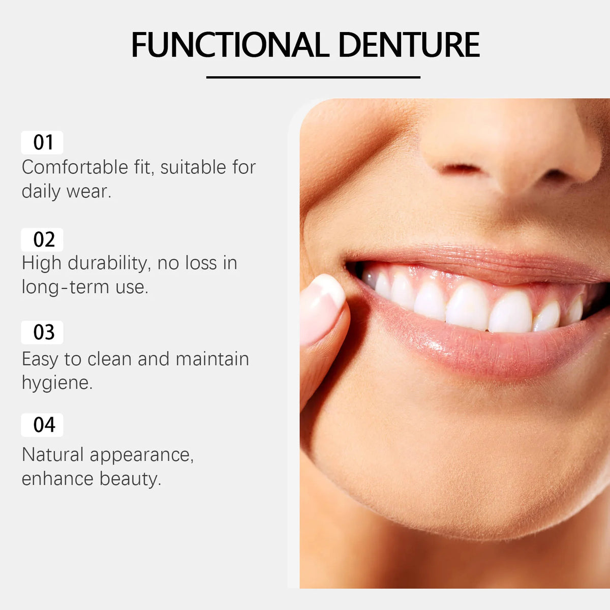 Temporary Silicone Denture and Smile Repair Kit