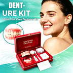Portable Denture Care and Cleaning Travel Kit with Storage Case
