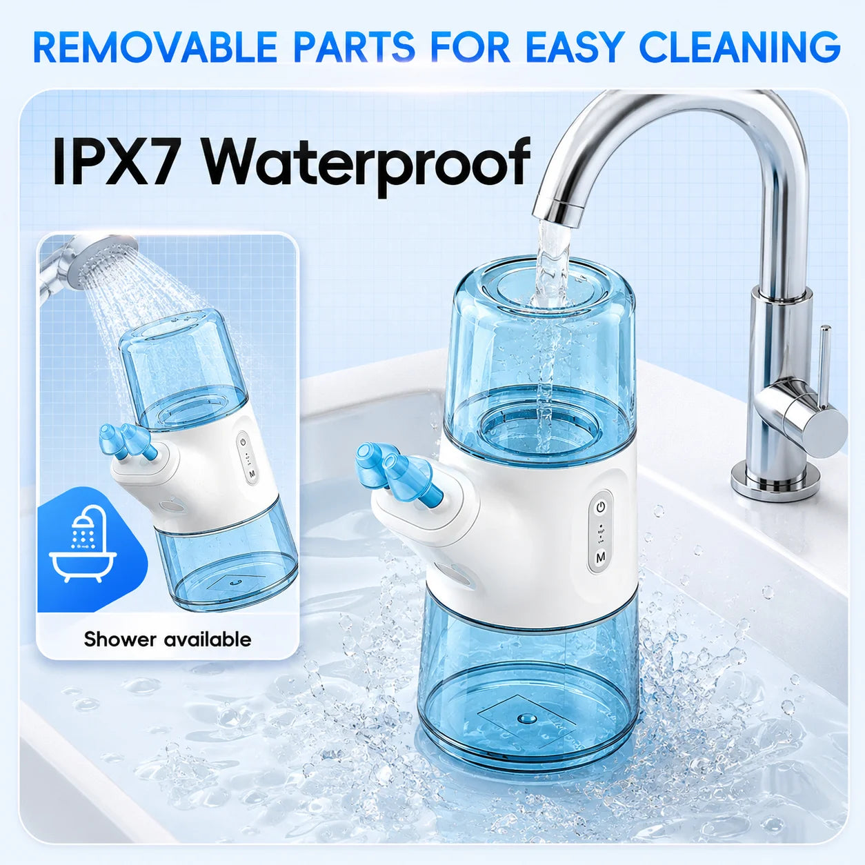 Portable Electric Nasal Irrigator with Dual Tank System - 12