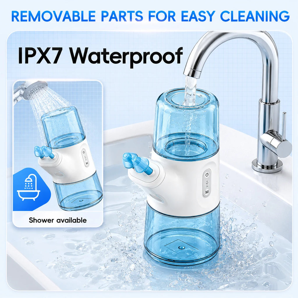 Portable Electric Nasal Irrigator with Dual Tank System