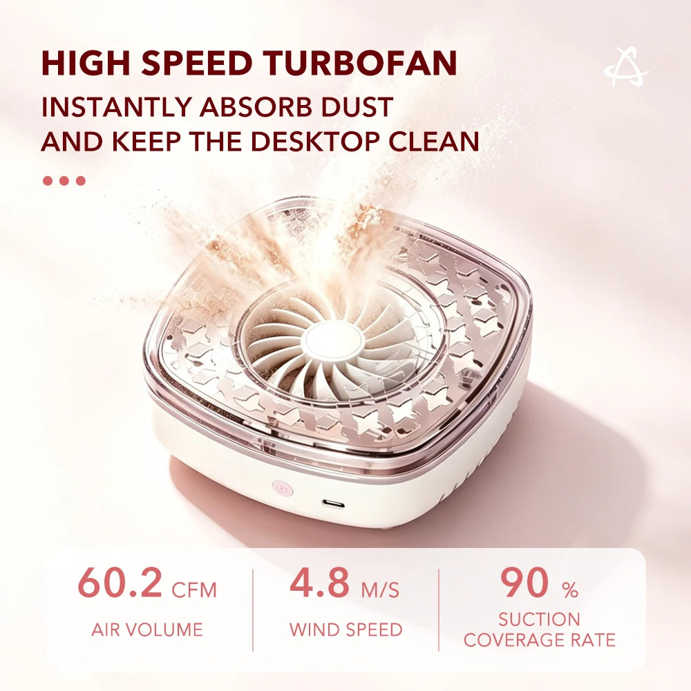 Compact Brushless Nail Dust Collector for Manicure
