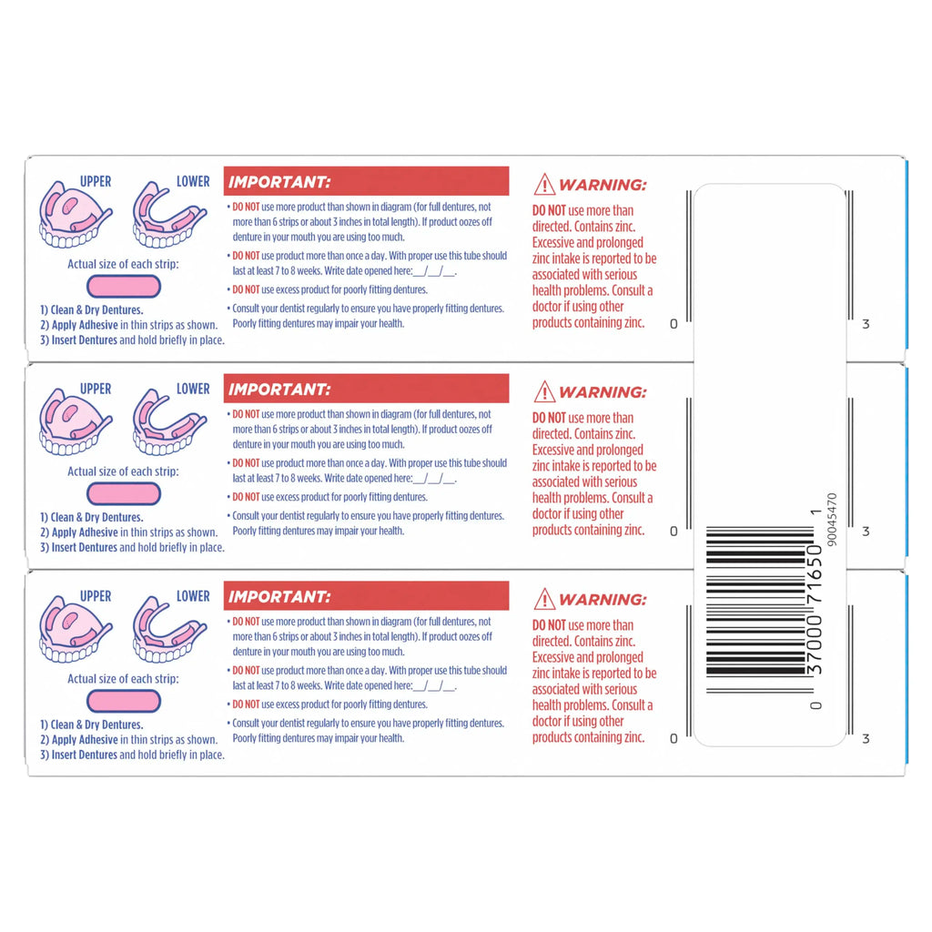 Thermoplastic Denture Adhesive for Secure and Comfortable Fit