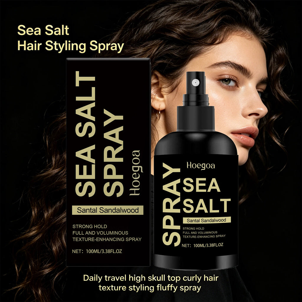 Sea Salt Texturizing Hair Spray for Voluminous Beach Waves