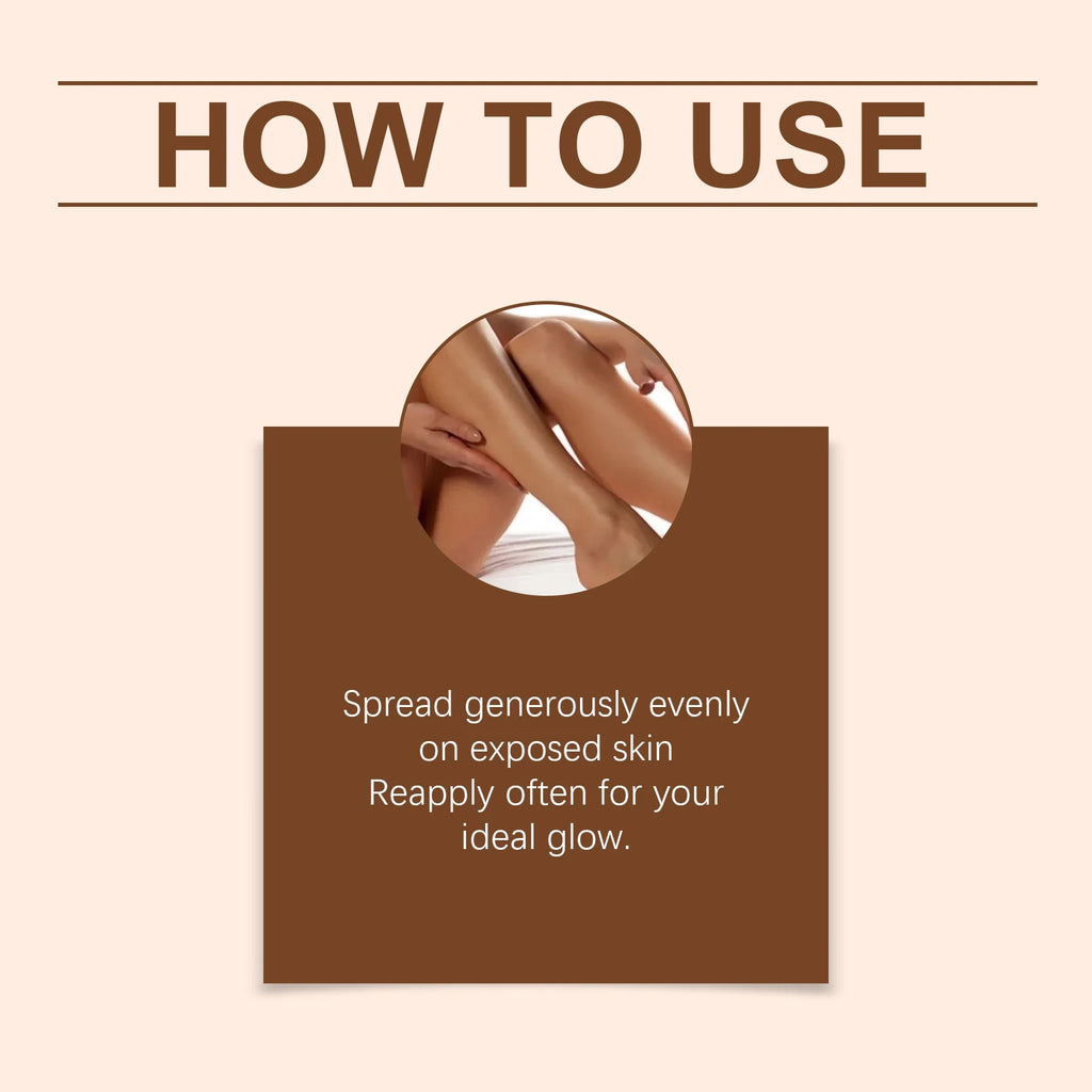 Coconut Oil Dark Tanning Body Oil for Deep Bronze Glow