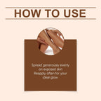 Coconut Oil Dark Tanning Body Oil for Deep Bronze Glow