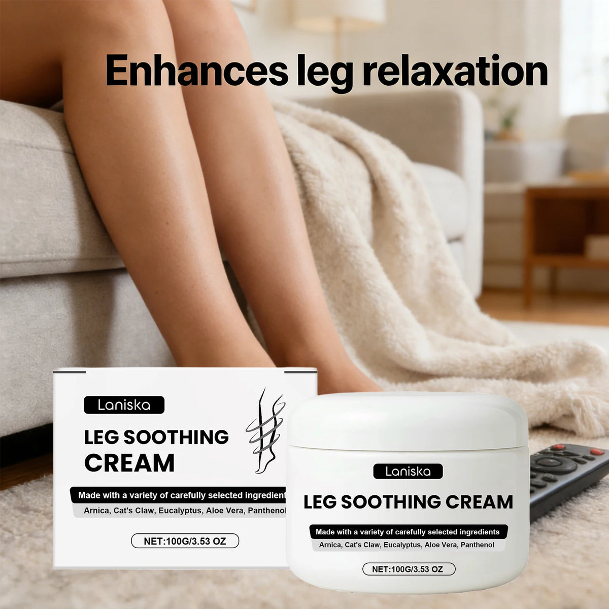 Moisturizing Leg Soothing Cream for Muscle Relaxation