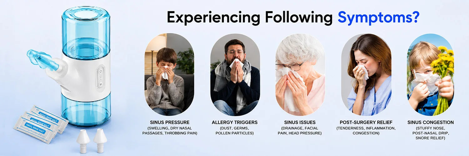 Portable Electric Nasal Irrigator with Dual Tank System - 8
