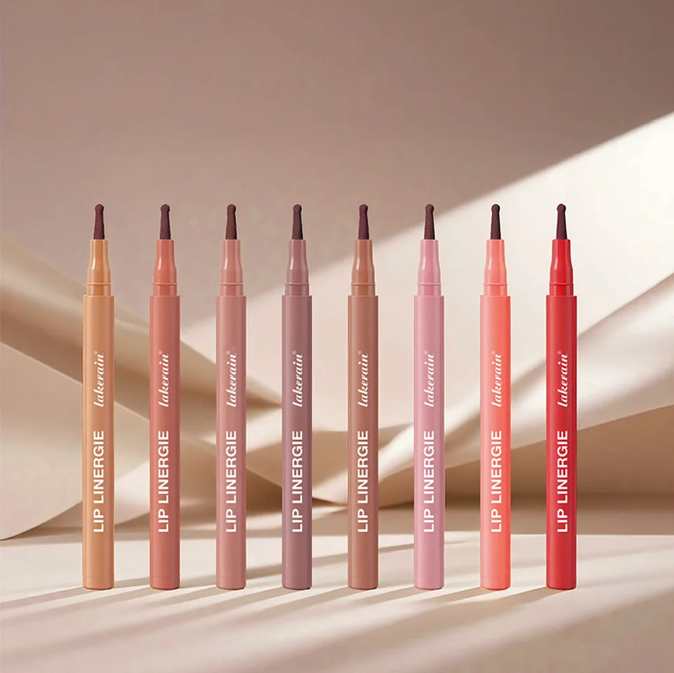 Waterproof Sculpting Ballpoint Felt Tip Lip Liner Stain - 19