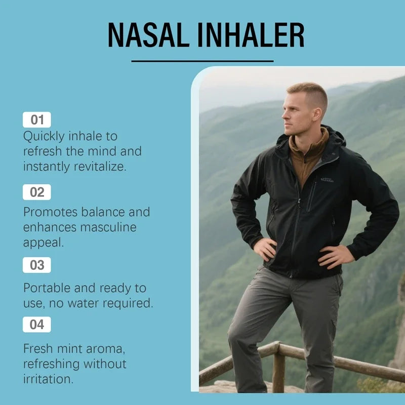 2-in-1 Male Vitality and Confidence Energy Nasal Inhaler