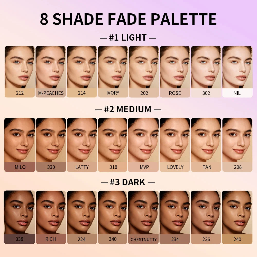 8-Shade Cream Concealer and Contour Palette