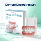 Cosmetic Denture Set for Temporary Smile Enhancement