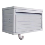 Wall-Mounted Garage Door Key Holder and Display Shelf