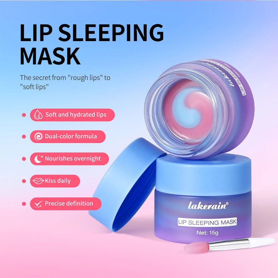 Dual-Color Hydrating Lip Sleeping Mask for Dry Lips - 10