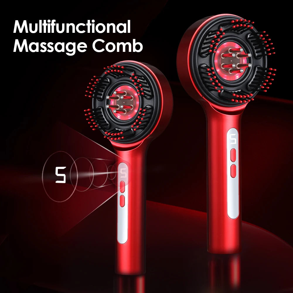 Electric Scalp Massage Comb with Liquid Applicator - 7