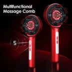 Electric Scalp Massage Comb with Liquid Applicator