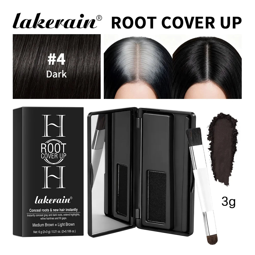 Waterproof Hair Root and Gray Hair Concealer Powder Palette