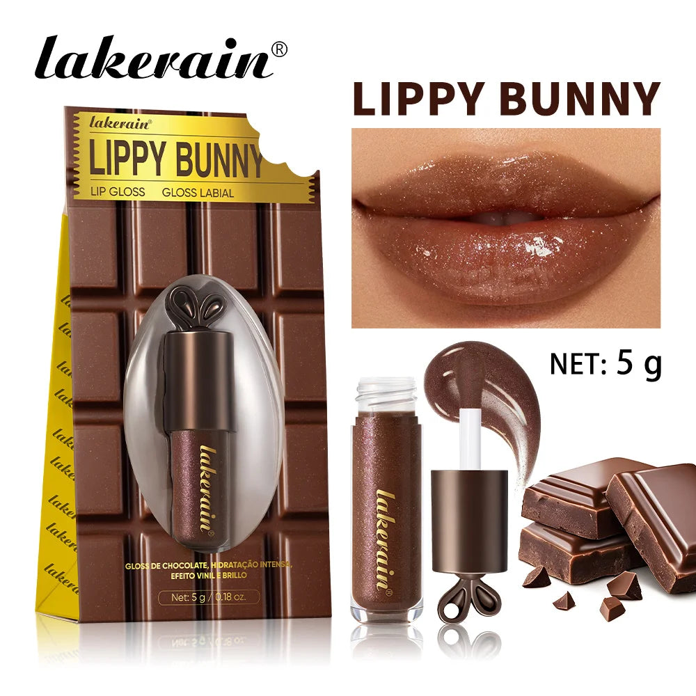 Honey and Chocolate Moisturizing Lip Gloss Set