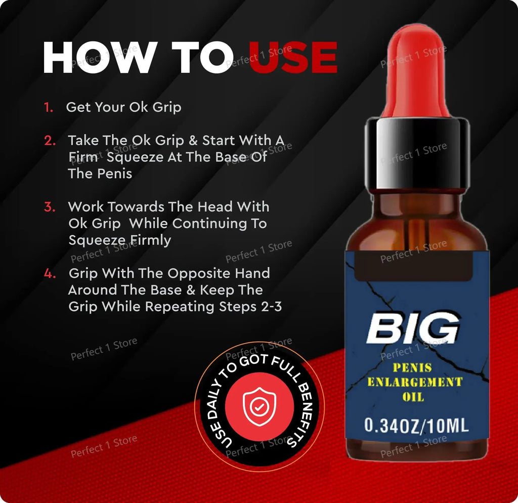 Natural Essential Oil for Men's Vitality and Intimate Wellness