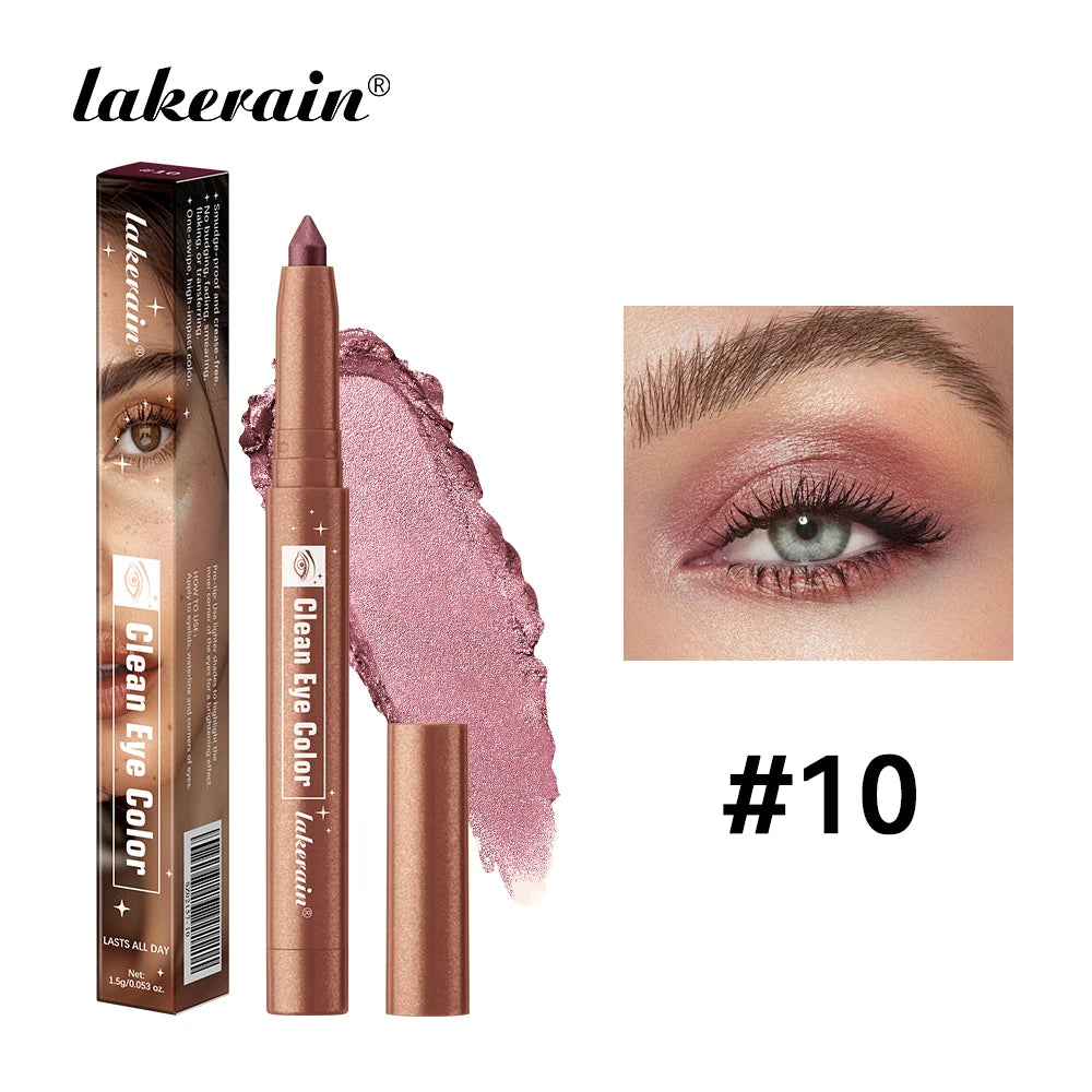 Waterproof Shimmer Pearlescent Eyeliner and Eye Brightener Pencil