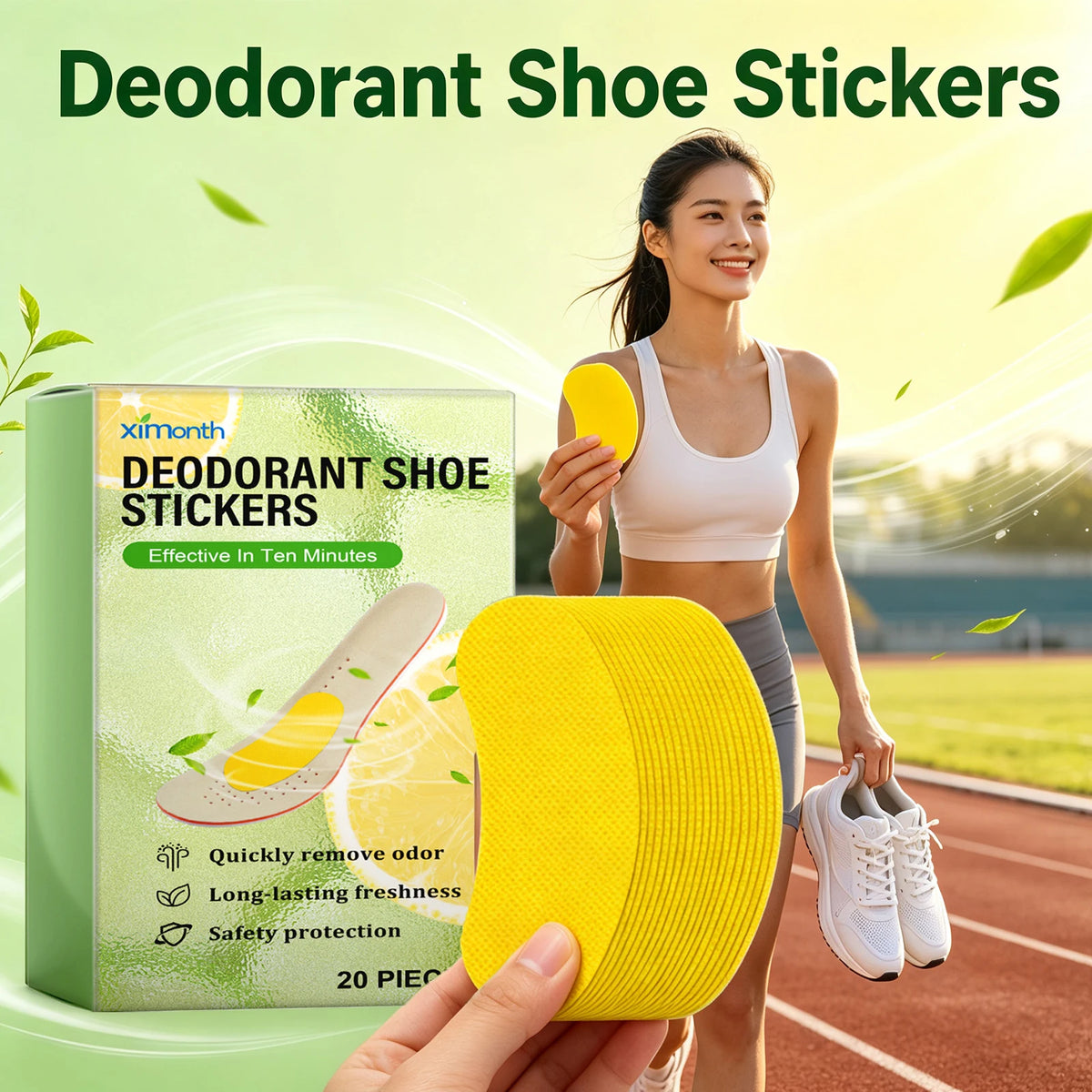 Deodorizing Shoe Patches for Odor Removal and Moisture Control