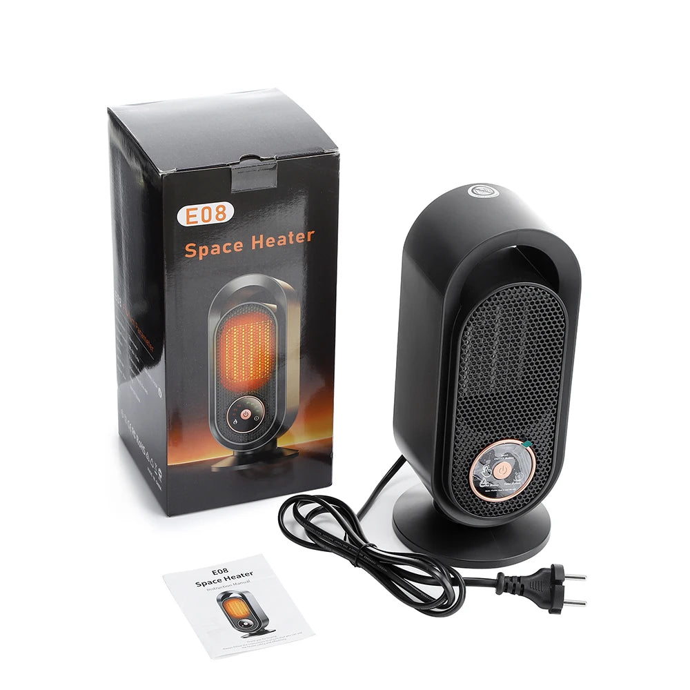 Portable Electric PTC Ceramic Desktop Space Heater with Timer