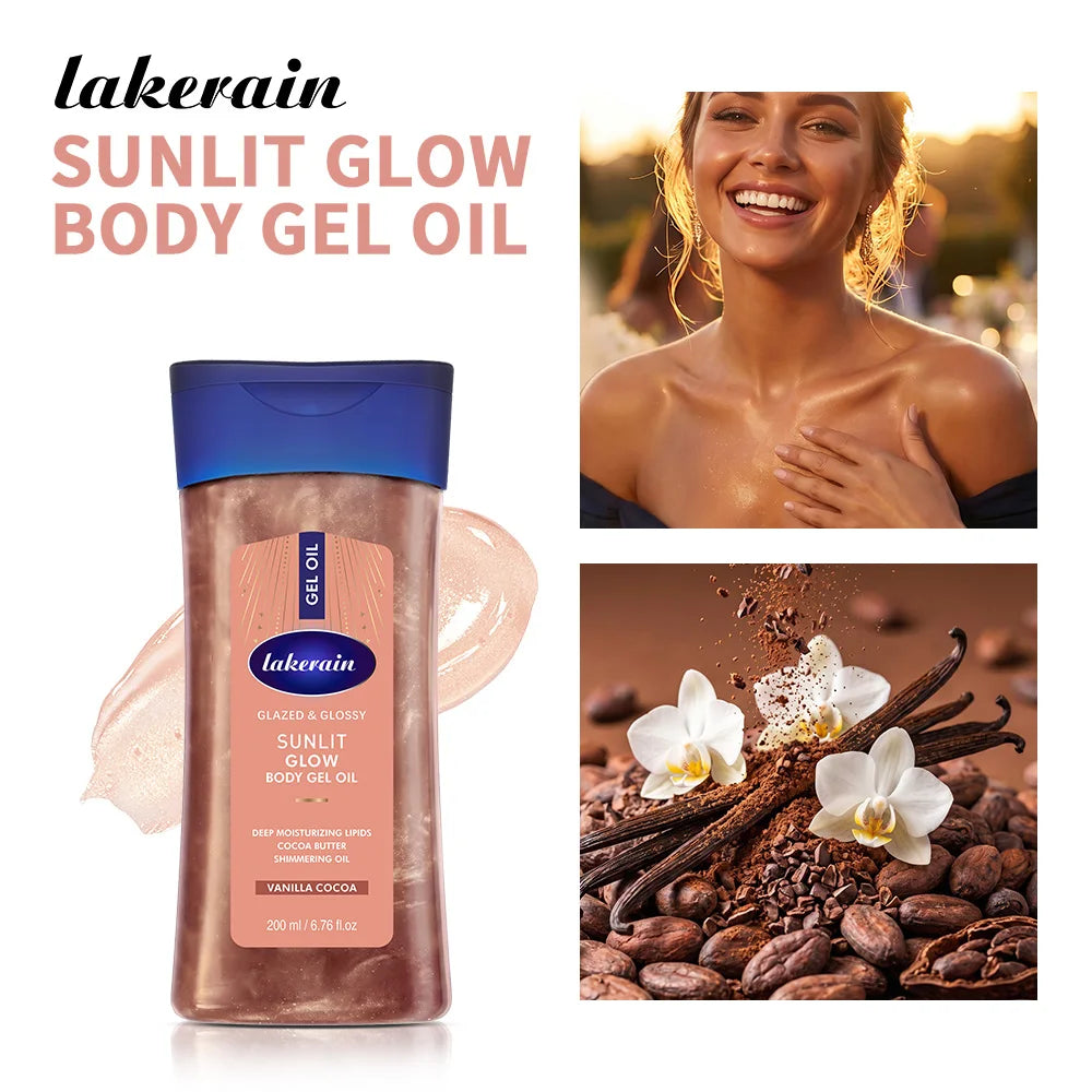 Radiant Nourishing Body Gel Oil for Dry Skin Care - 25