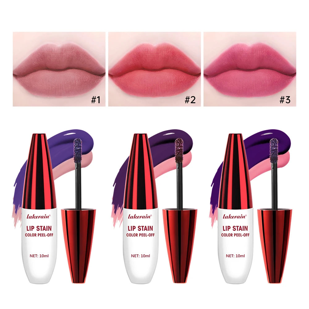 Waterproof Peel-Off Lip Stain Matte Tint - 16