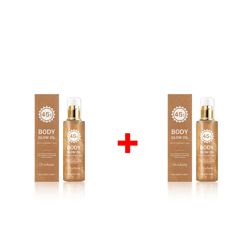 SPF 45 Shimmering Coconut Body Oil Sunscreen
