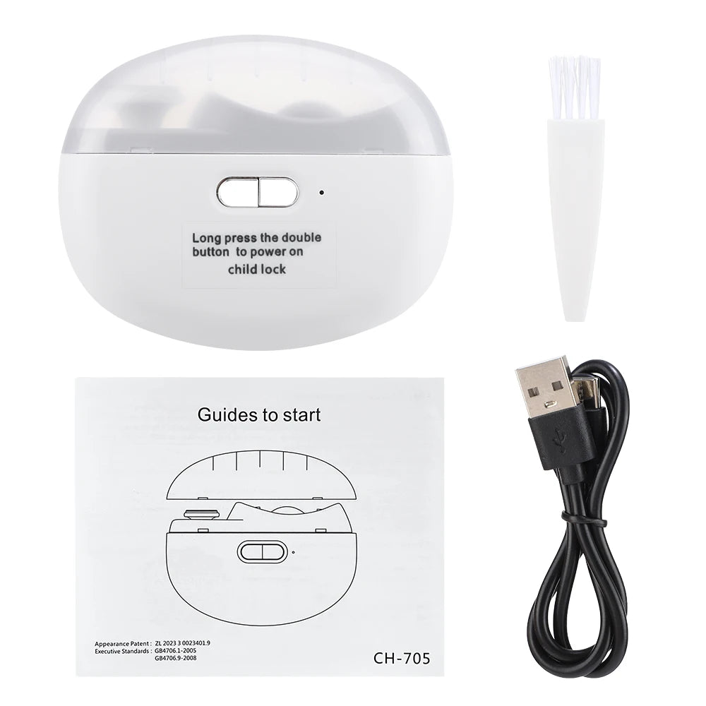 Electric 2-in-1 Automatic Nail Trimmer and Polisher - 19