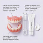 Comfort-Fit Silicone Denture Set with Cleaning Kit