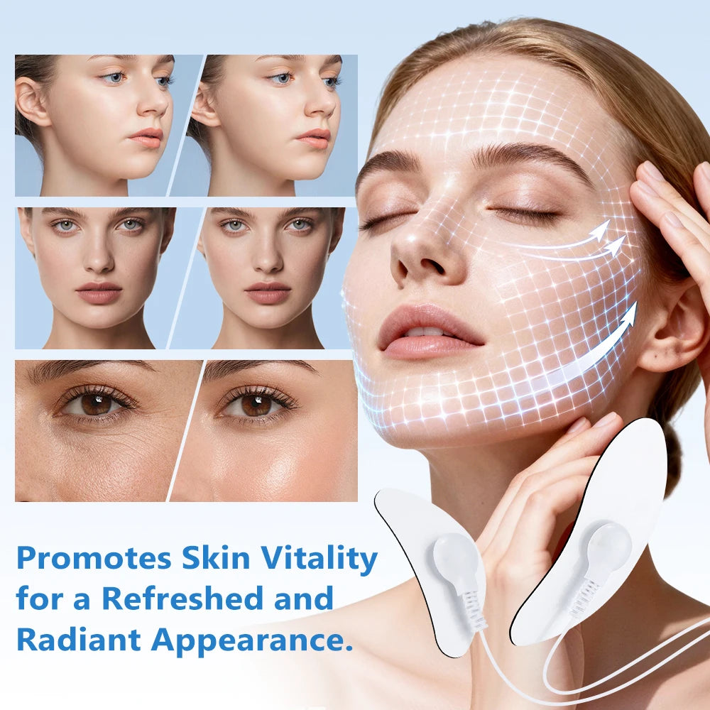 Electric Facial and Eye Massage Device with 8 Modes