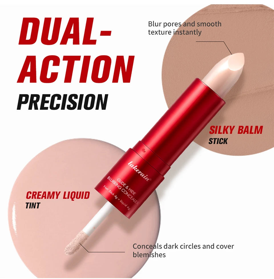 2-in-1 Blurring Concealer and Stick for Full Coverage