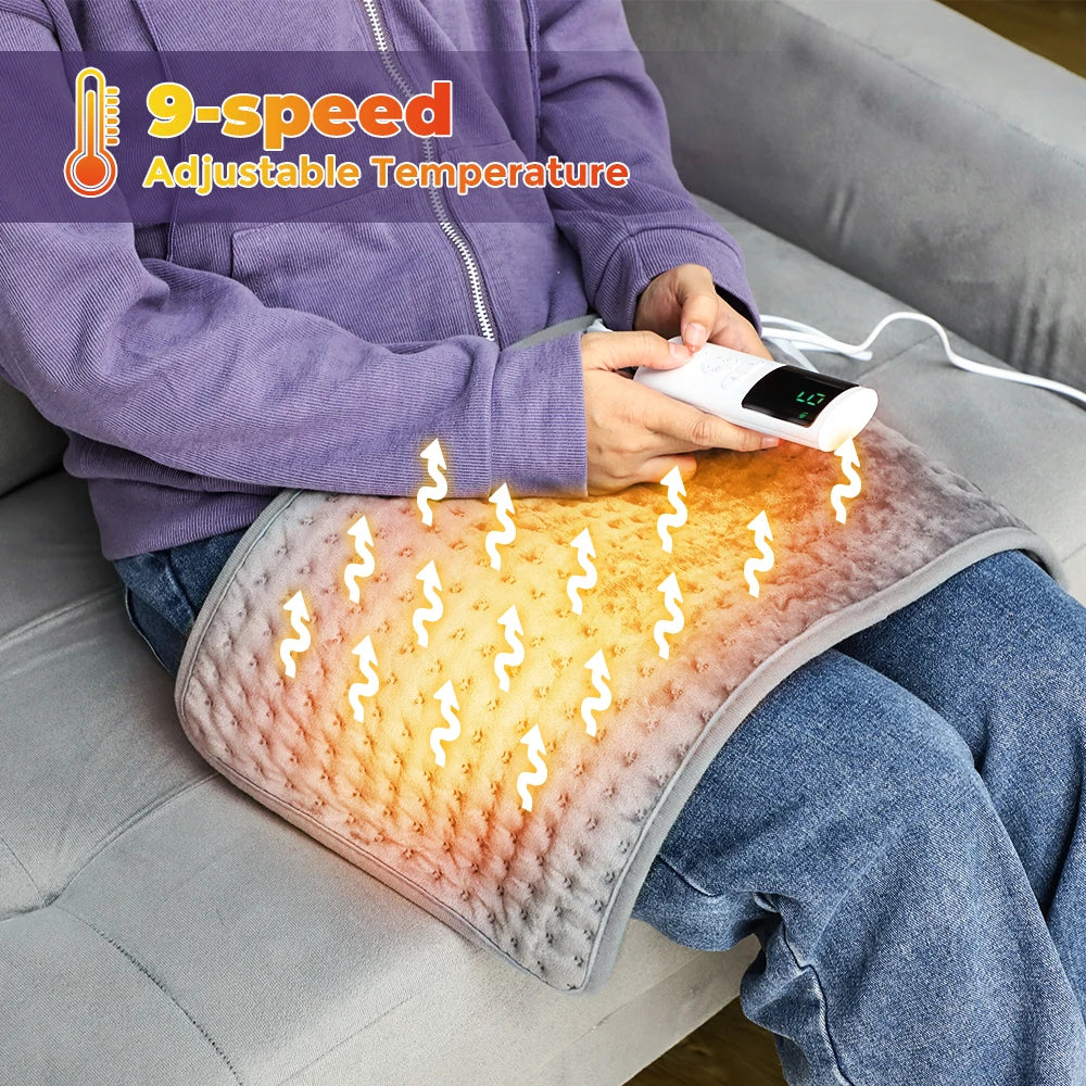 Adjustable Electric Heating Pad for Back and Body Pain Relief - 10