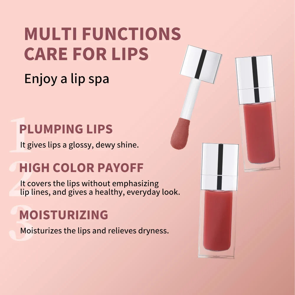 Hydrating Lip Liner and Lip Gloss Makeup Set - 3