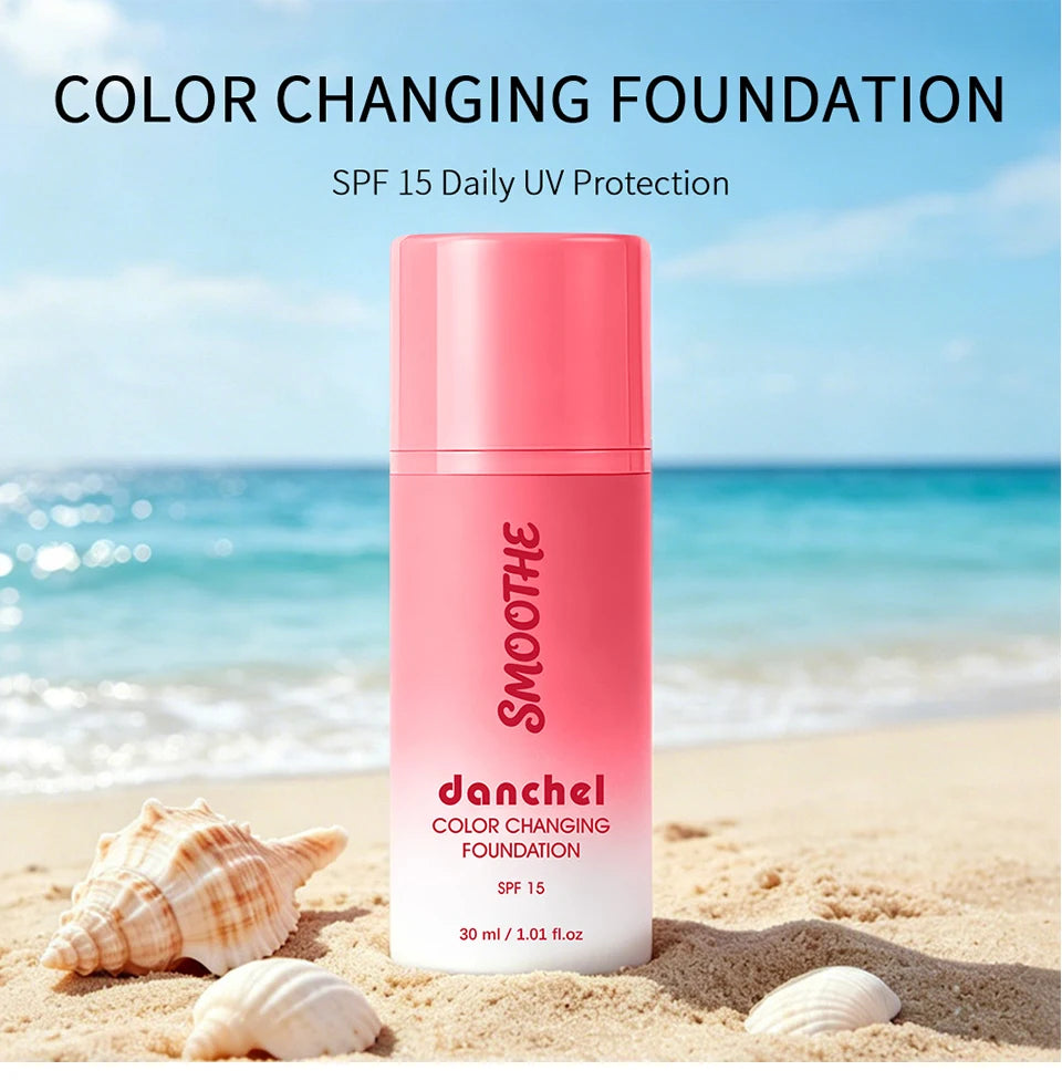 Color-Changing Liquid Foundation with SPF 15