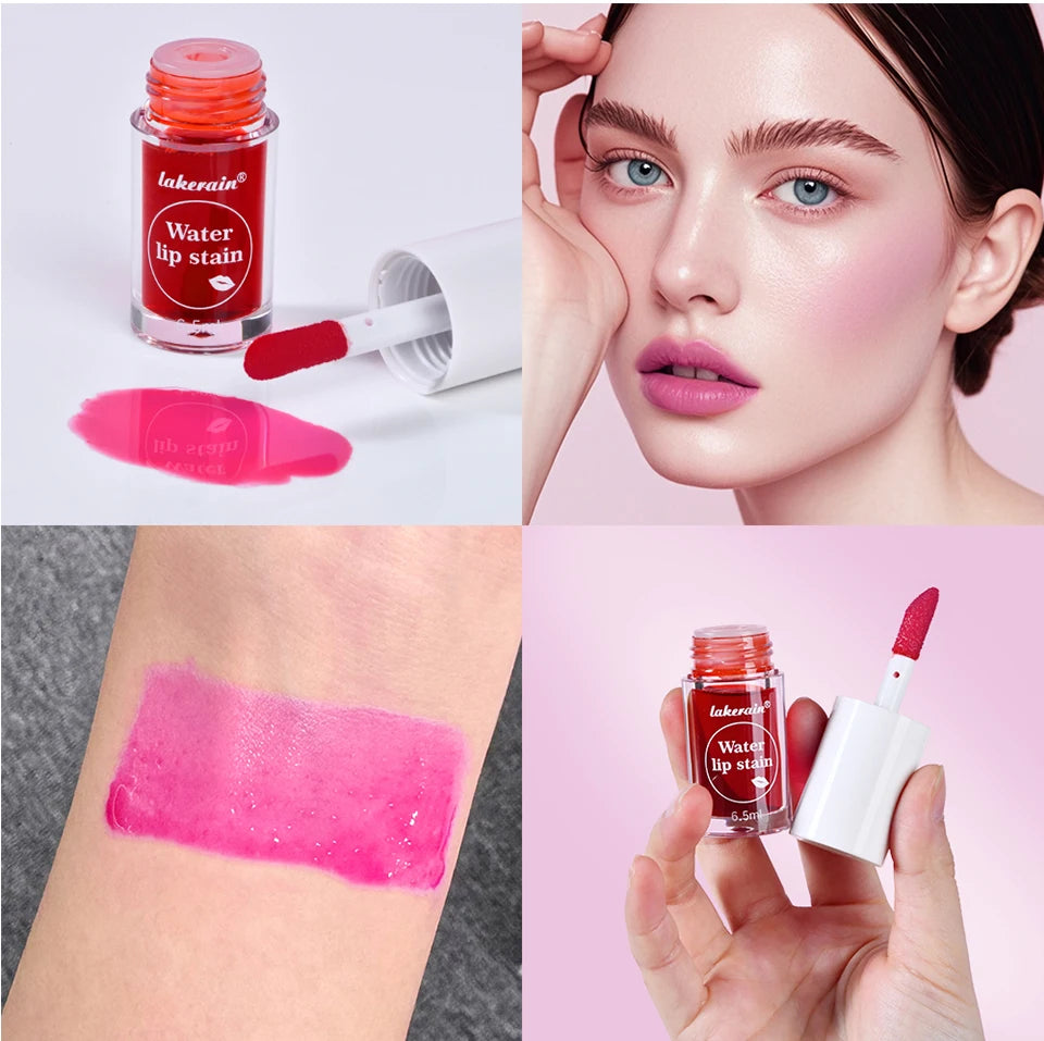 Waterproof Moisturizing Fruity Lip Stain and Liquid Blush - 18