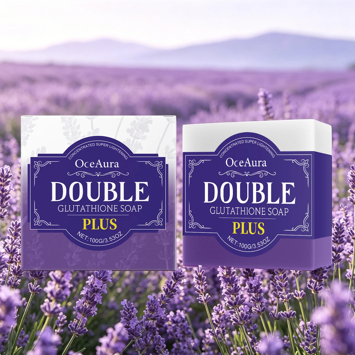 Lavender Cleansing Soap Bar for Oil Control and Skin Brightening