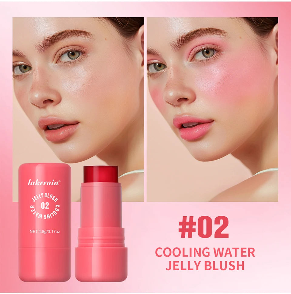 Cooling Water Jelly Blush Stick for Lips and Cheeks - 11