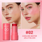 Cooling Water Jelly Blush Stick for Lips and Cheeks