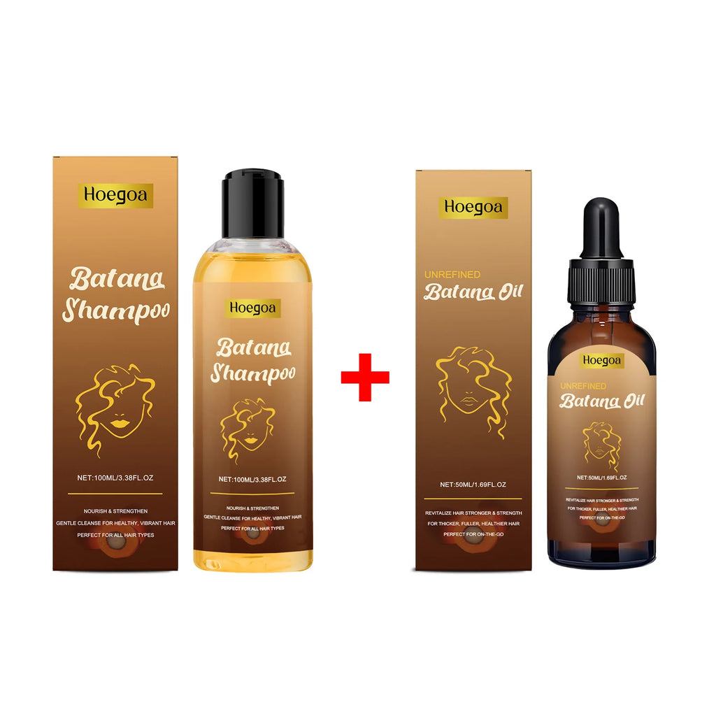 Batana Oil Hair Growth Shampoo and Repair Treatment