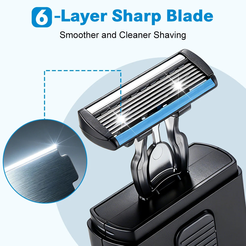 Retractable Portable Manual Razor for Travel